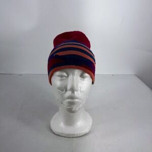 Smartwool‎ Merino Wool Beanie Hat Multicolor Striped Geometric Knit Winter Cap
